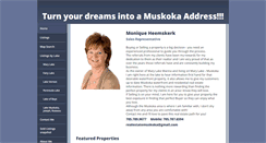 Desktop Screenshot of muskokacottages4sale.com