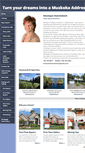 Mobile Screenshot of muskokacottages4sale.com
