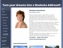 Tablet Screenshot of muskokacottages4sale.com